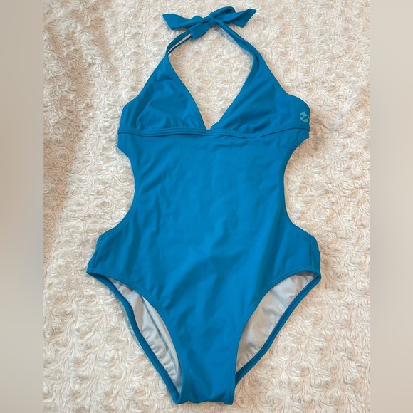 Billabong Y2K Trikini Bikini One Piece Sexy Miami Summer Beach Sz M - Picture 1 of 9